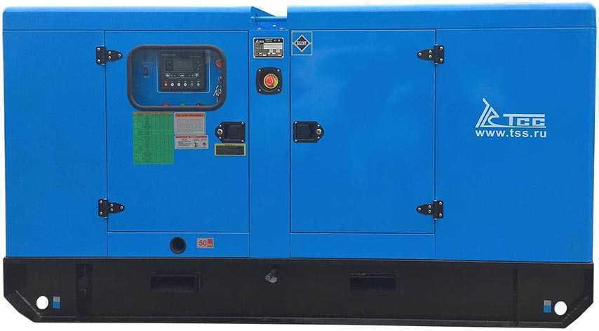 Дизельный генератор ТСС АД-60С-Т400-1РКМ19  в шумозащитном кожухе Дизель электростанции фото, изображение